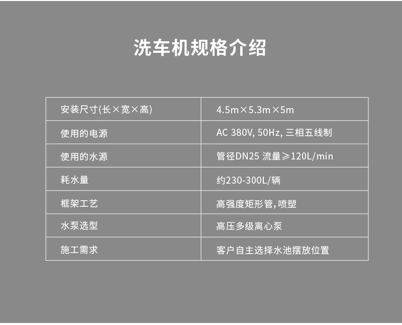 GC800Z龙门工程车洗车机
