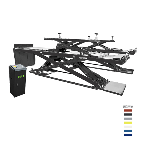 PL-S40AC超薄子母四轮定位大剪式液压汽车举升机